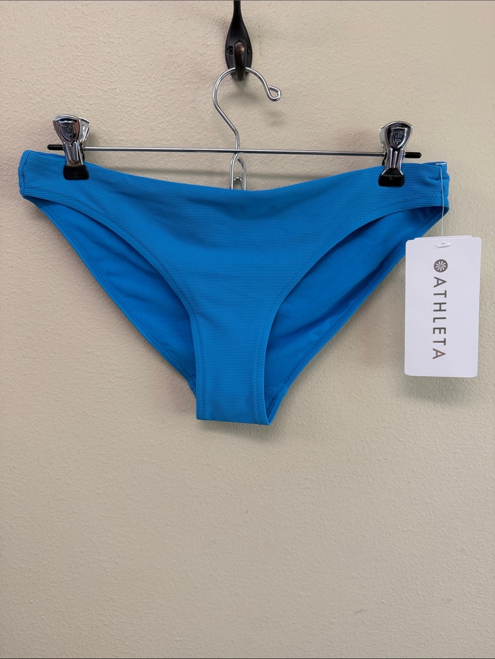 Athleta Cloudbreak Rib Mid Rise Bikini Bottom NWT
